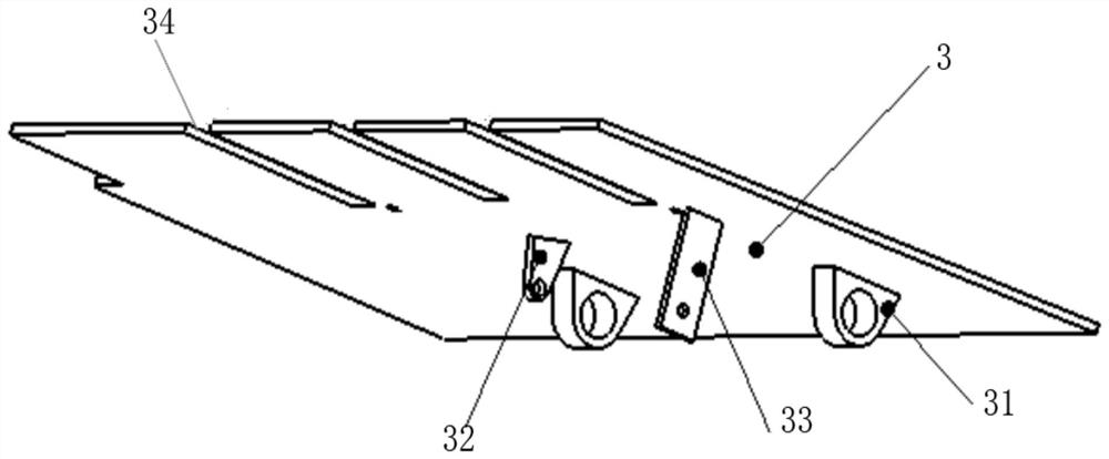 Double-pedal linkage device for electric forklift