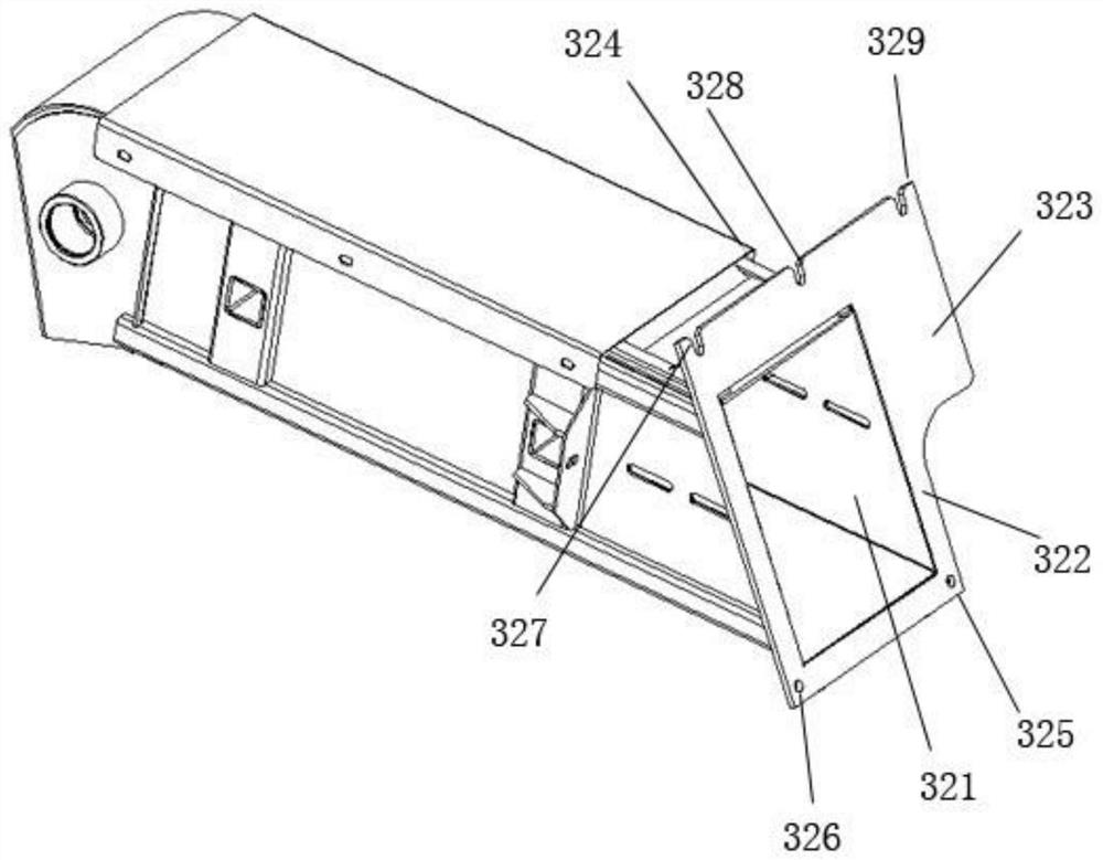 A harvester that is convenient for installation of conveying trough and header