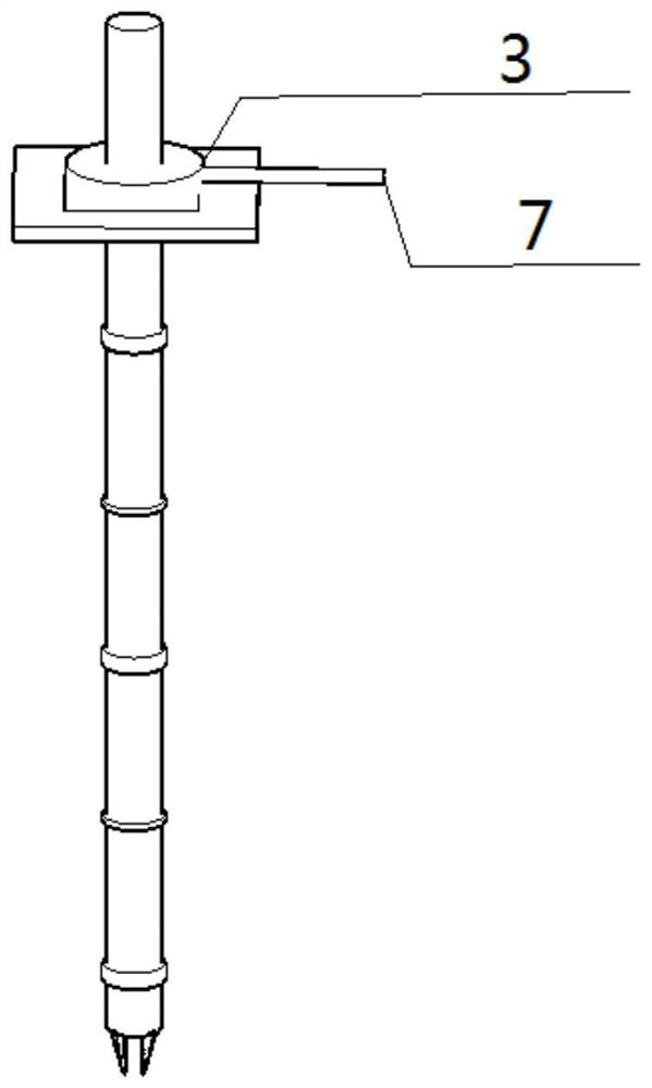A device and construction method for measuring the thickness of pile foundation sediment by rotary drilling and coring