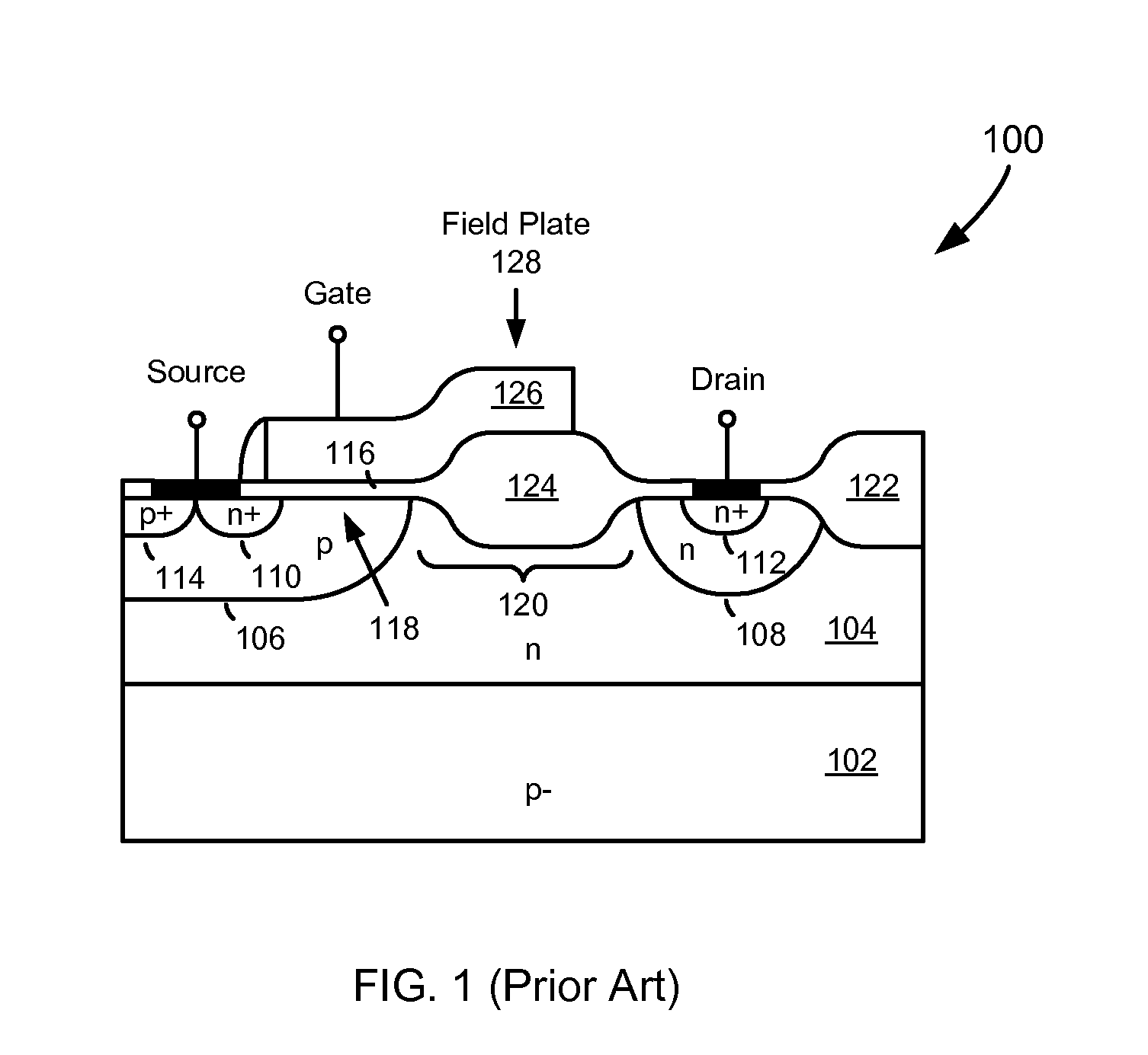 High-Voltage MOSFET with High Breakdown Voltage and Low On-Resistance and Method of Manufacturing the Same