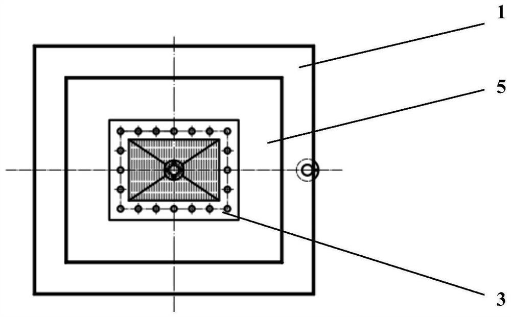A grid type flocculation settling device