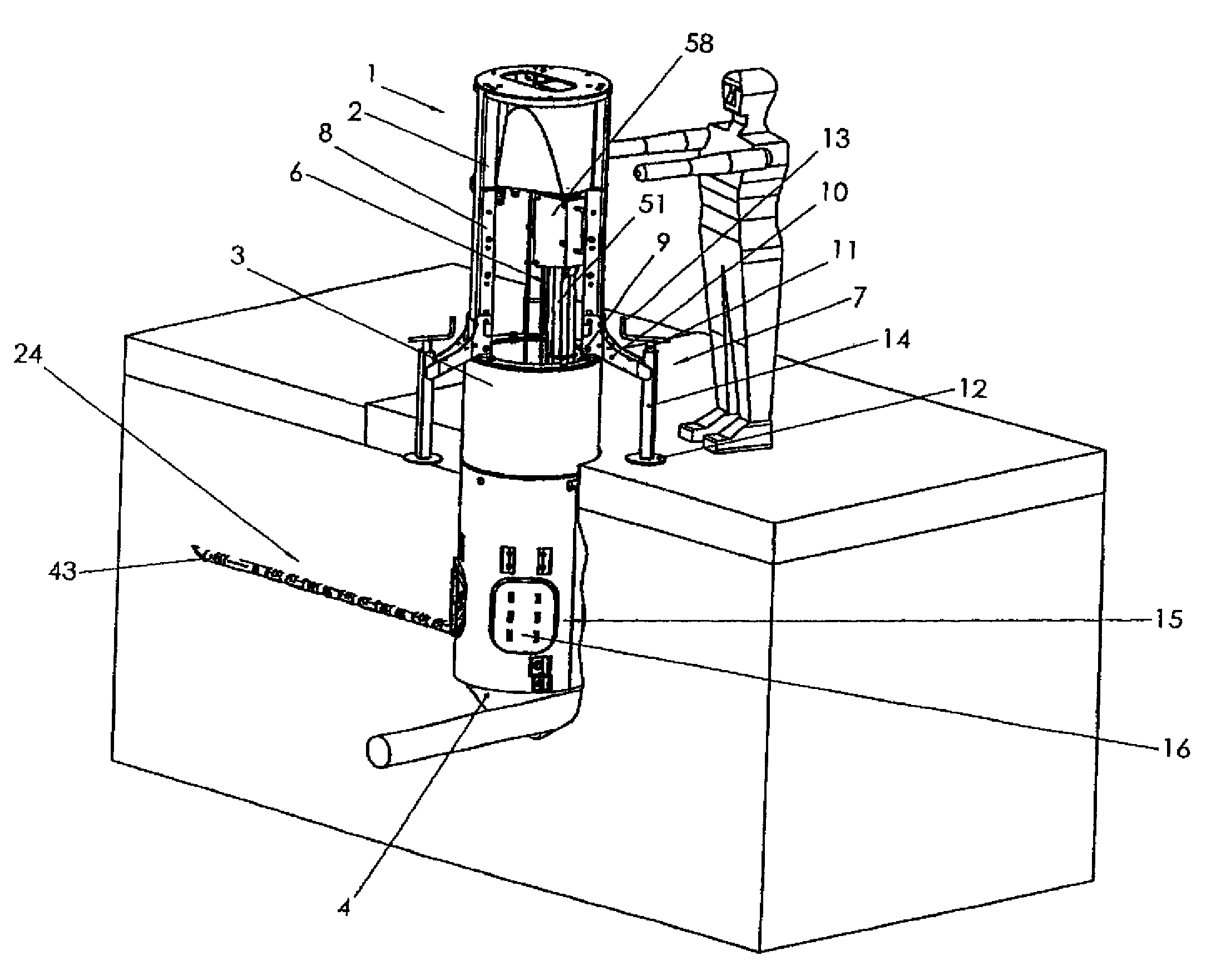 Method for producing a horizontal bore in the ground and horizontal drilling device