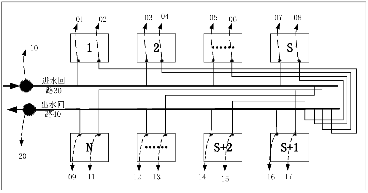 Battery pack cooling arrangement system