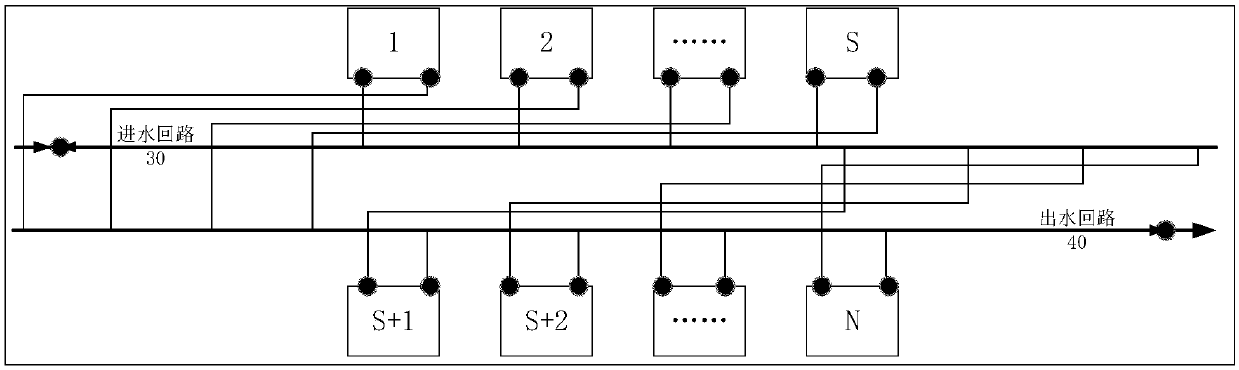 Battery pack cooling arrangement system