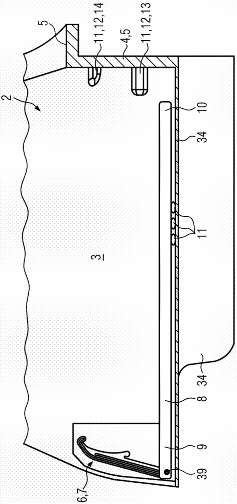 Motor vehicle with height adjusting device for loading floor