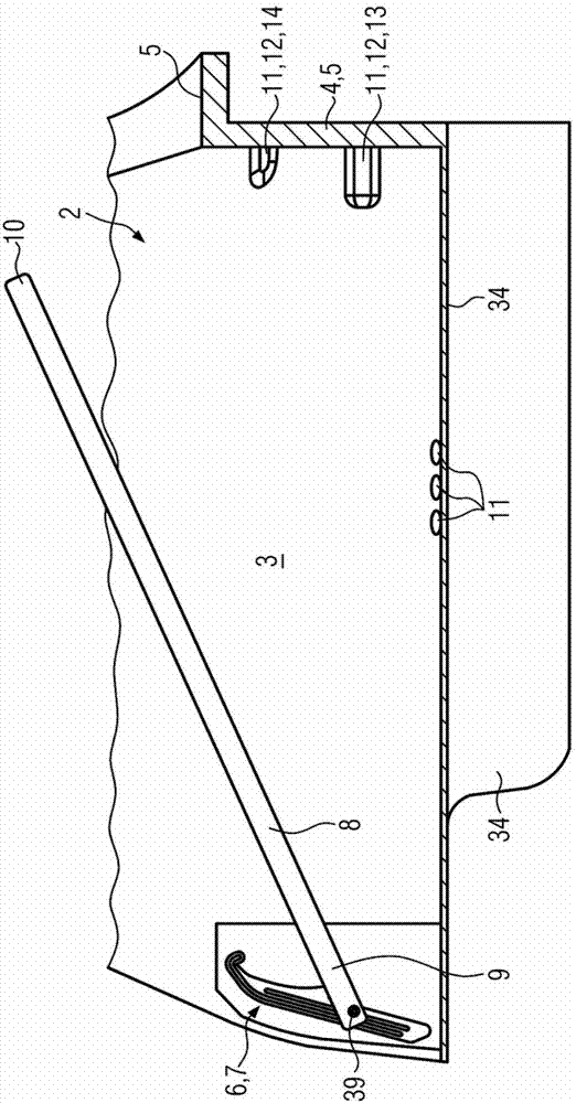 Motor vehicle with height adjusting device for loading floor