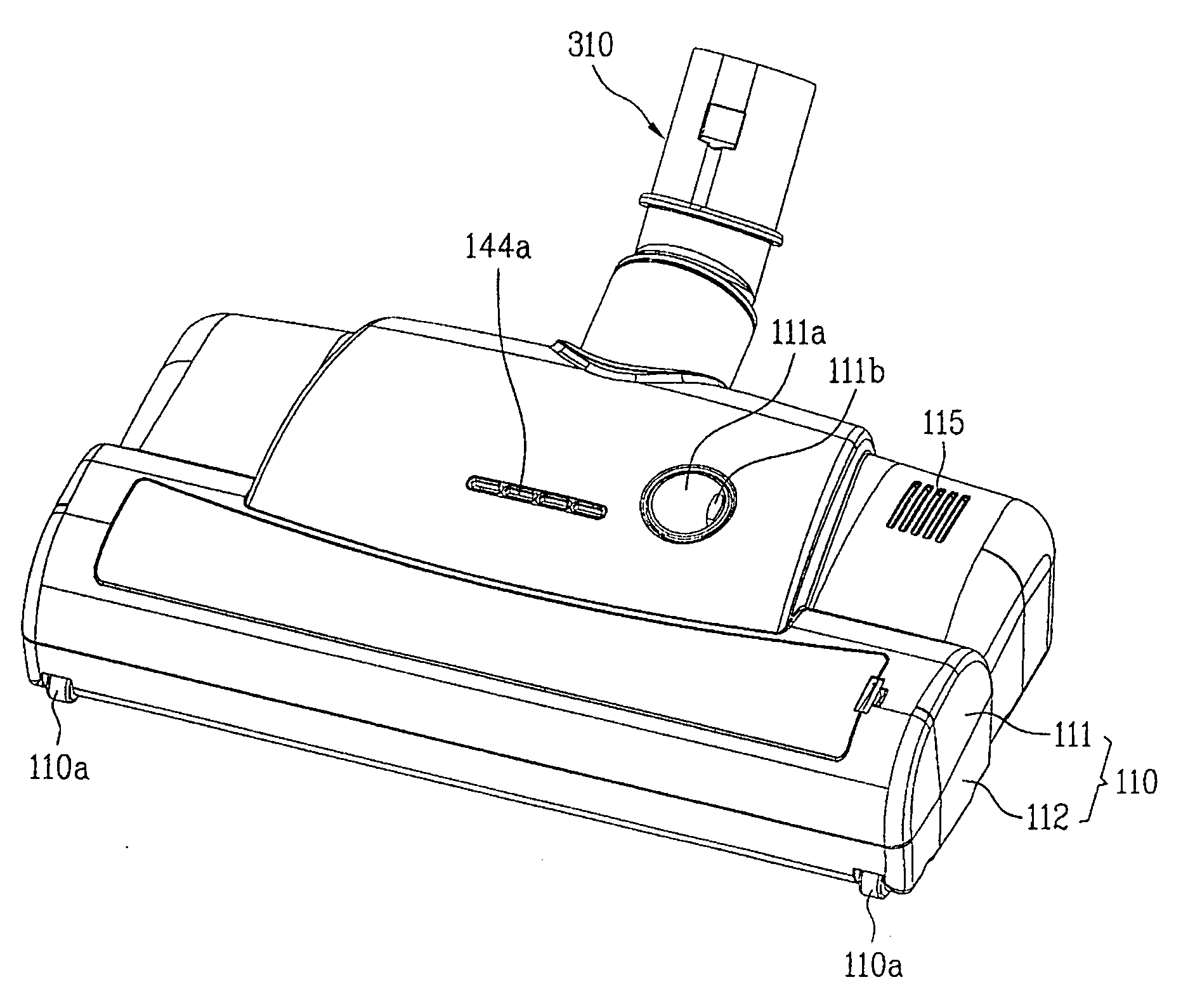 Intake nozzle and vacuum cleaner having the same