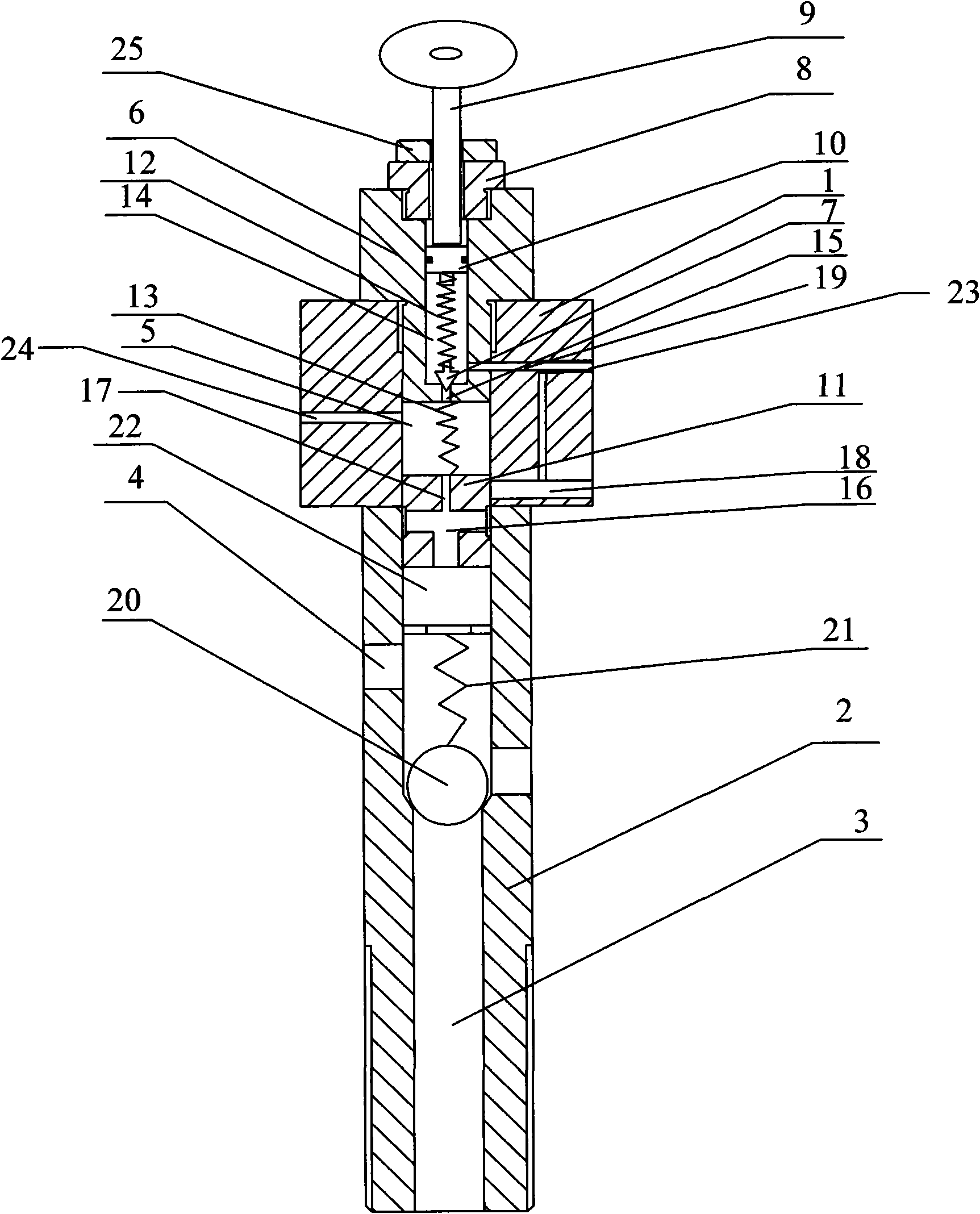 Link bolt capable of maintaining stable internal hydraulic pressure