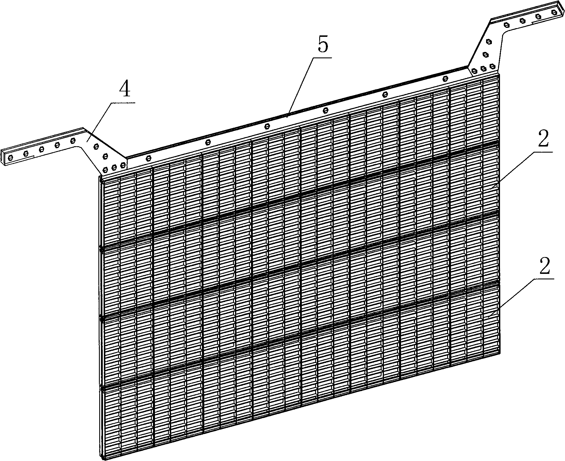 Combined electrolytic cathode plate