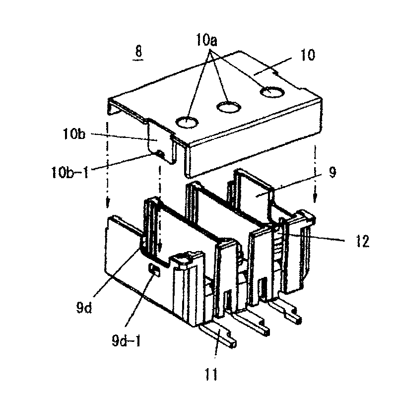 Relay terminal device of circuit breaker