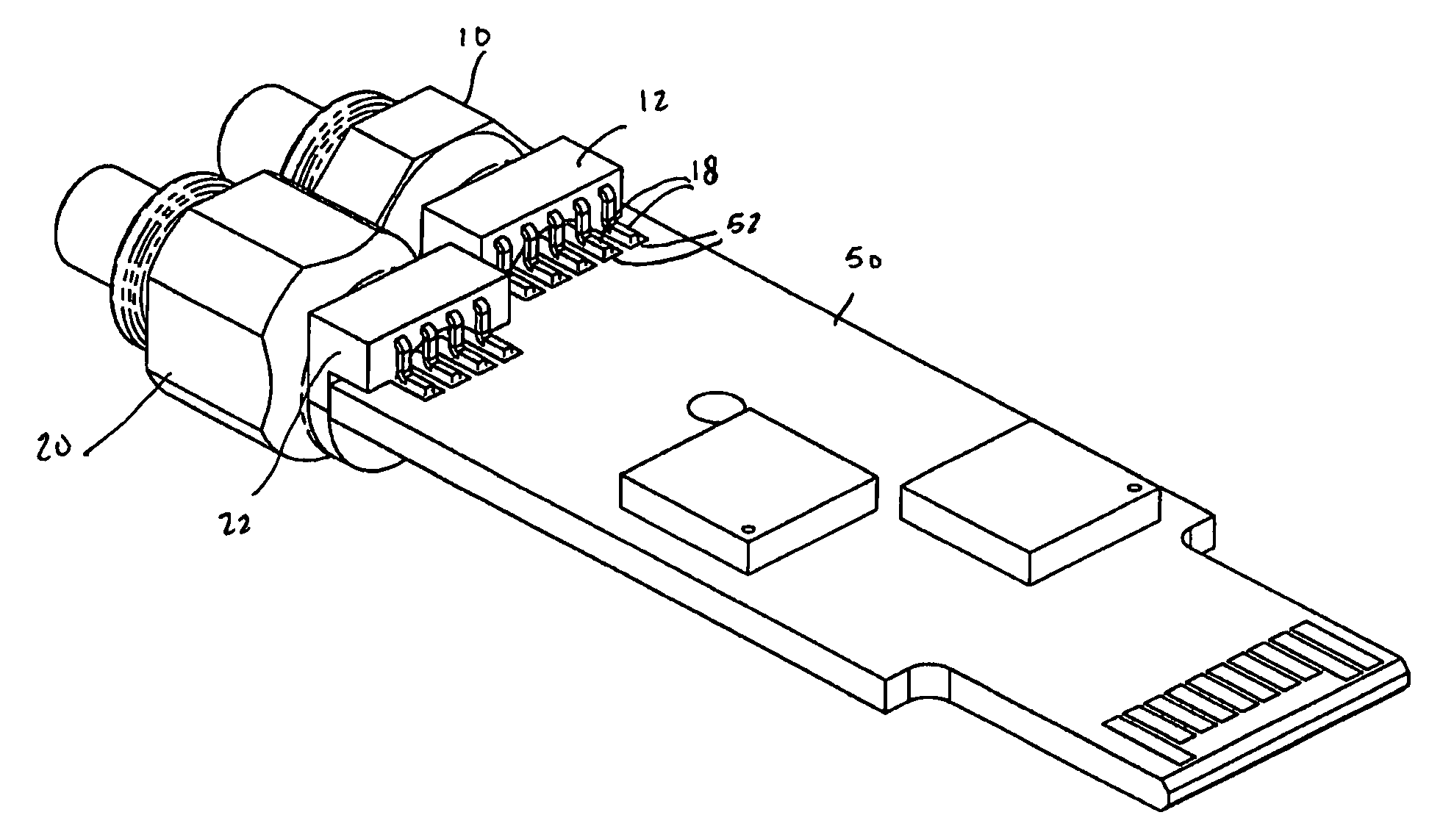 Methods for manufacturing optical modules using lead frame connectors