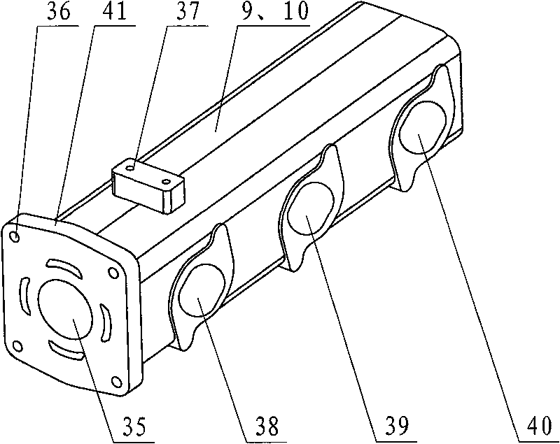 Cooling device for explosion-proof diesel engine