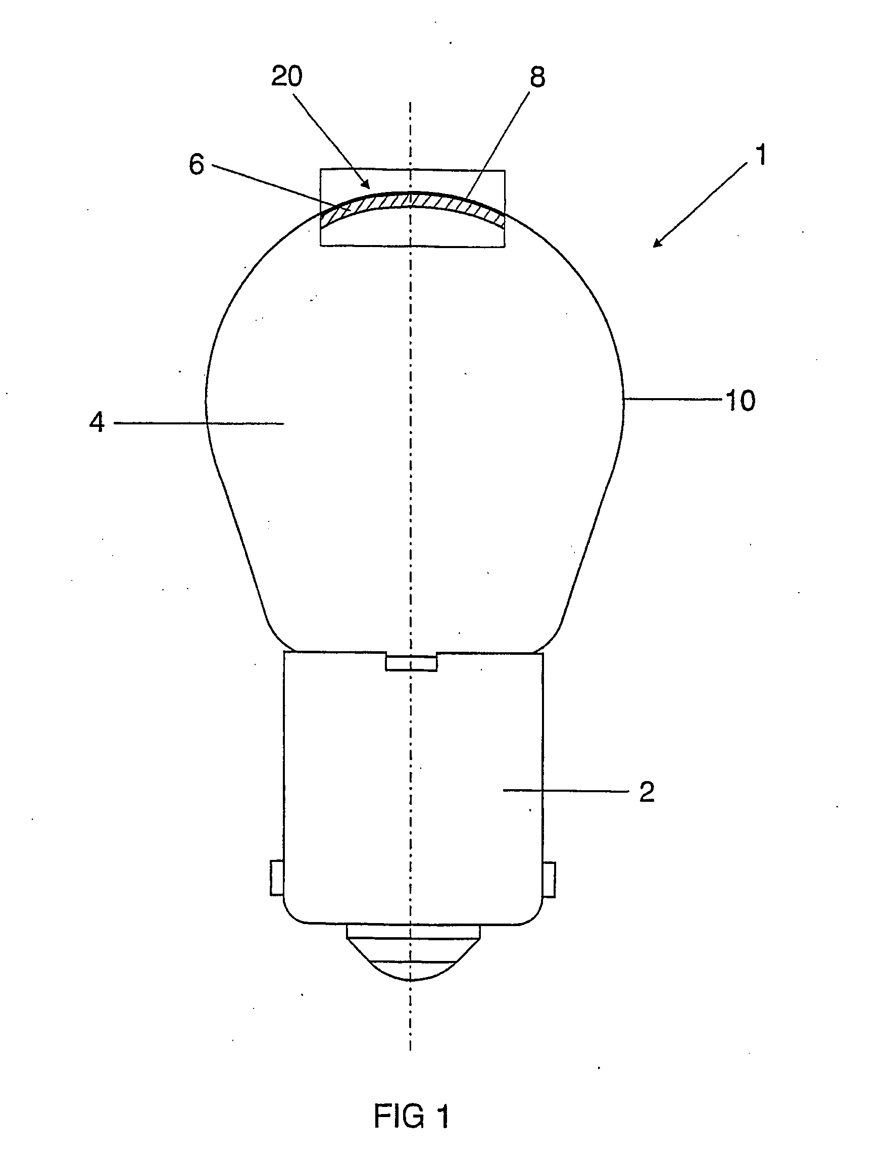 Incandescent Lamp With an Absorption and Interference Filter