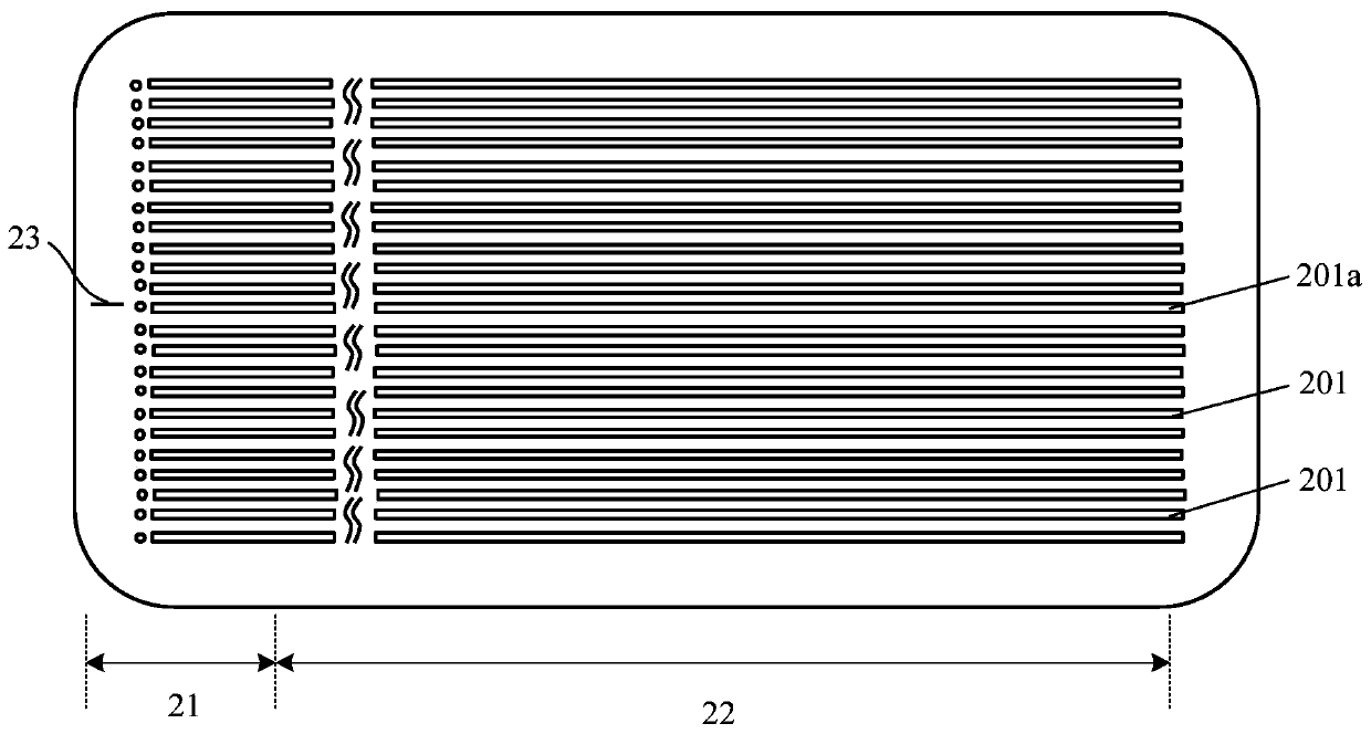 Method and device for confirming physical position of failure address in chip storage area