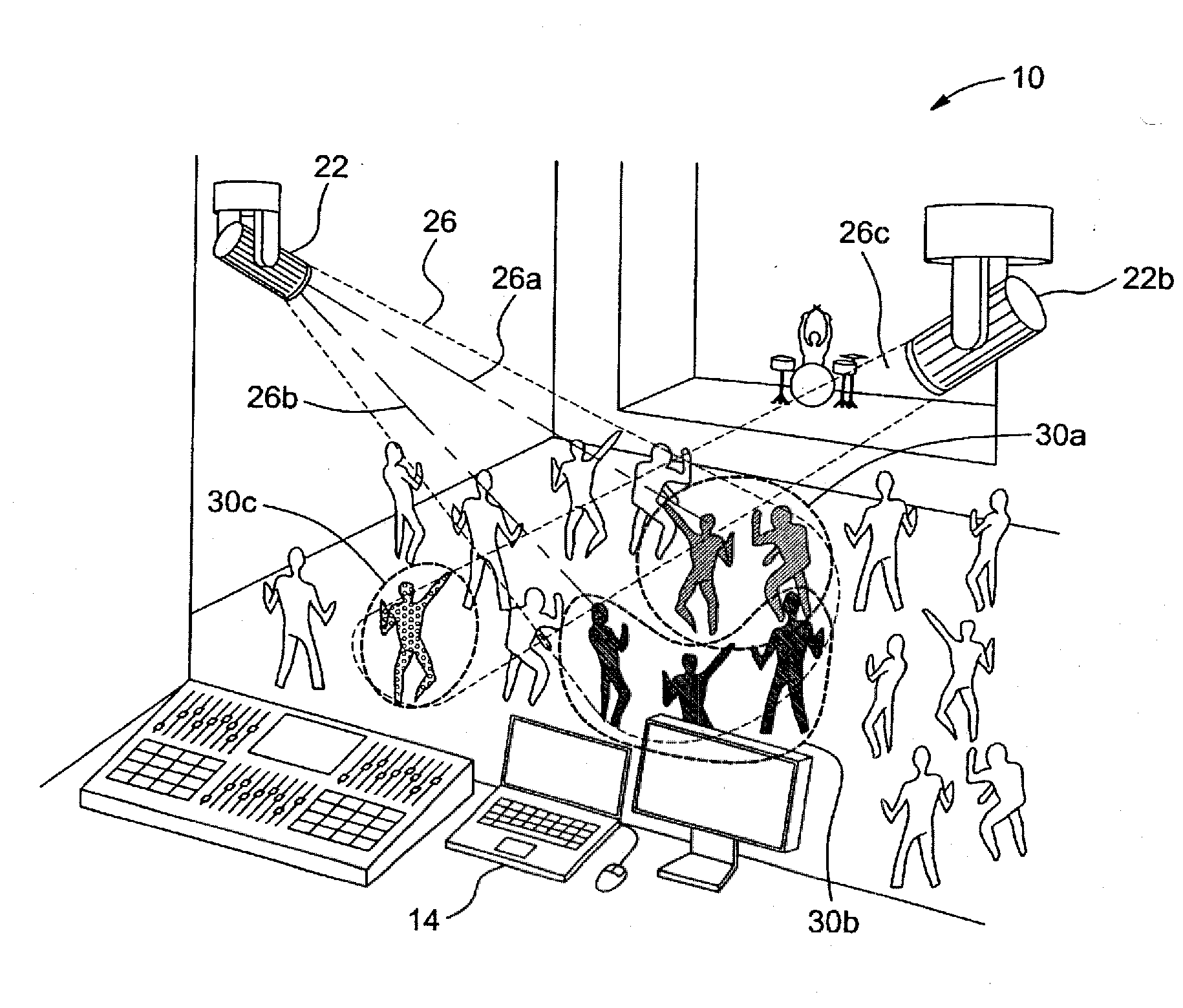 Devices and methods for providing a distributed manifestation in an environment