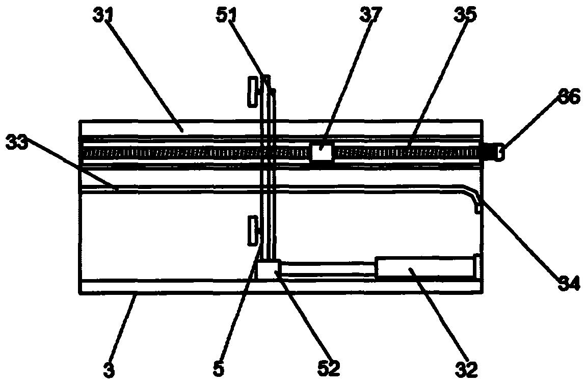 Flat top and flat cover structure automatic labeling device