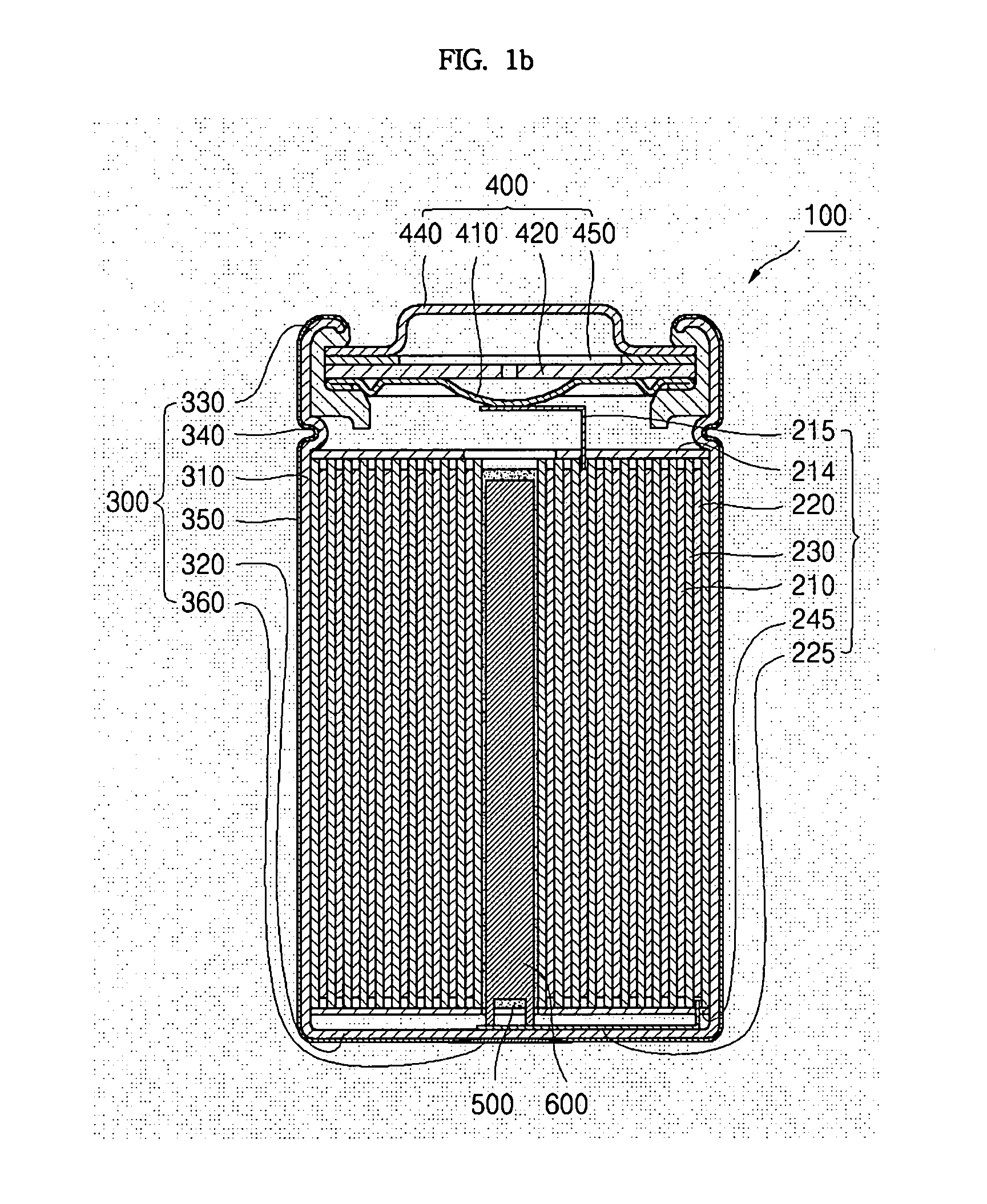 Cylindrical lithium rechargeable battery and method for fabricating the same