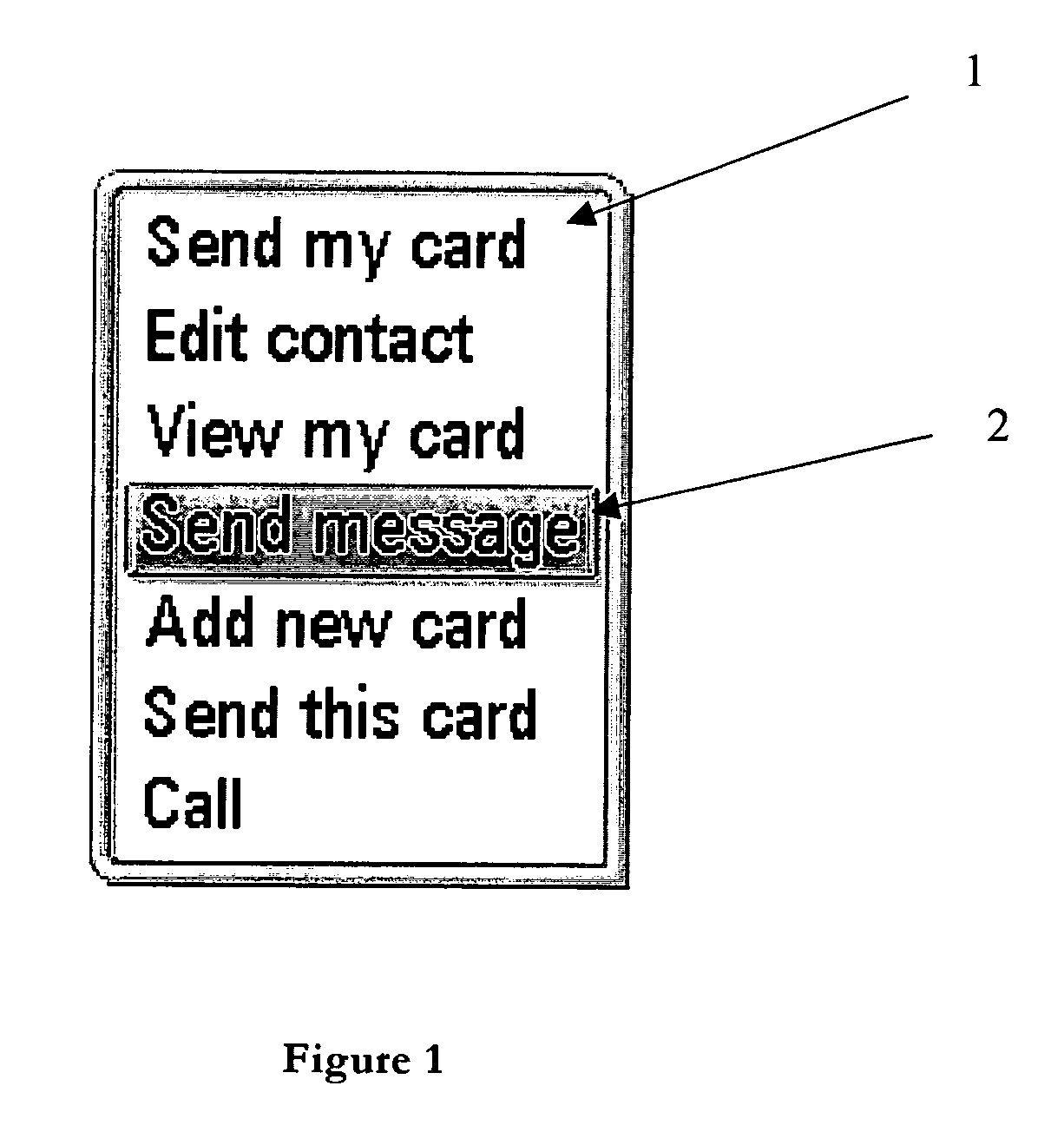 Computing device with improved user interface for menus