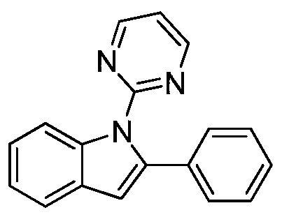 A kind of preparation method of n-(2-pyridine/pyrimidinyl) indole derivative
