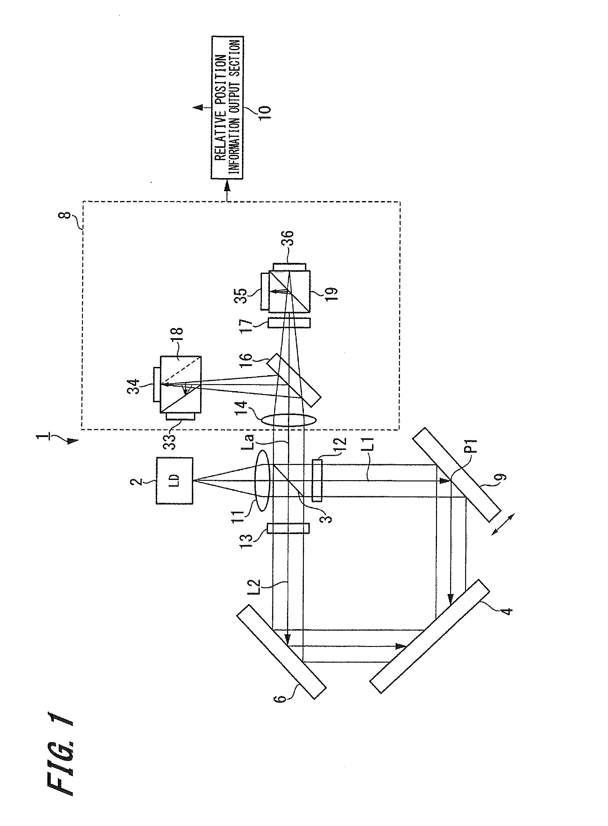 Displacement Detecting Device