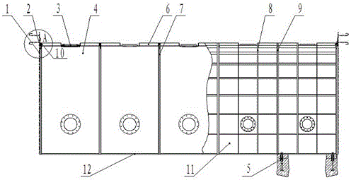 The steel structure experiment section of the large-scale blast wave simulation device