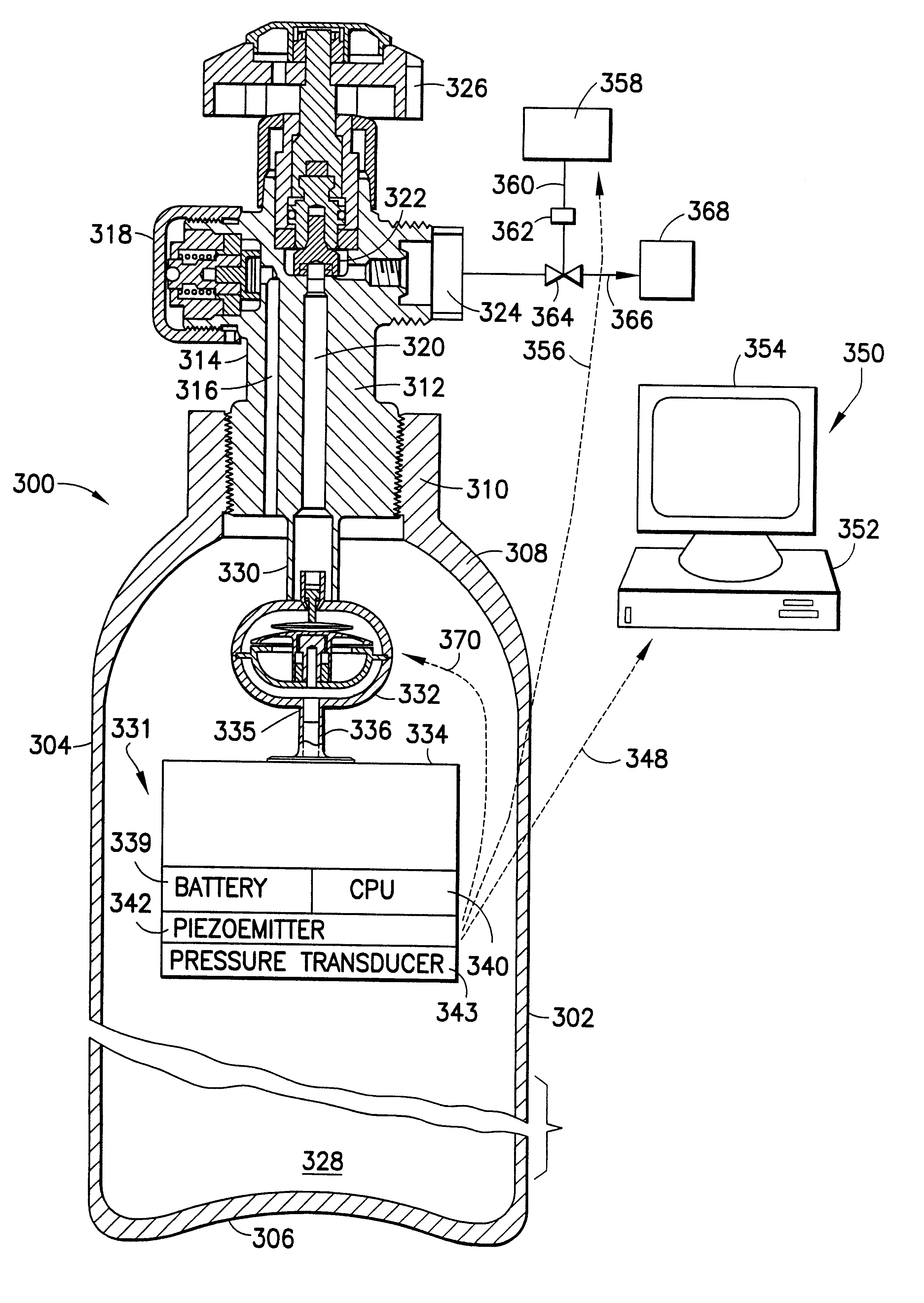 Fluid storage and dispensing system featuring externally adjustable regulator assembly for high flow dispensing