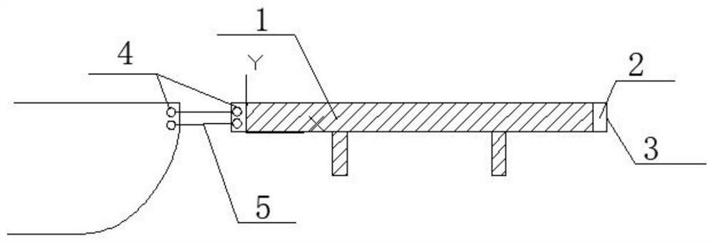 A folding and unfolding inflatable anti-collision connecting bridge