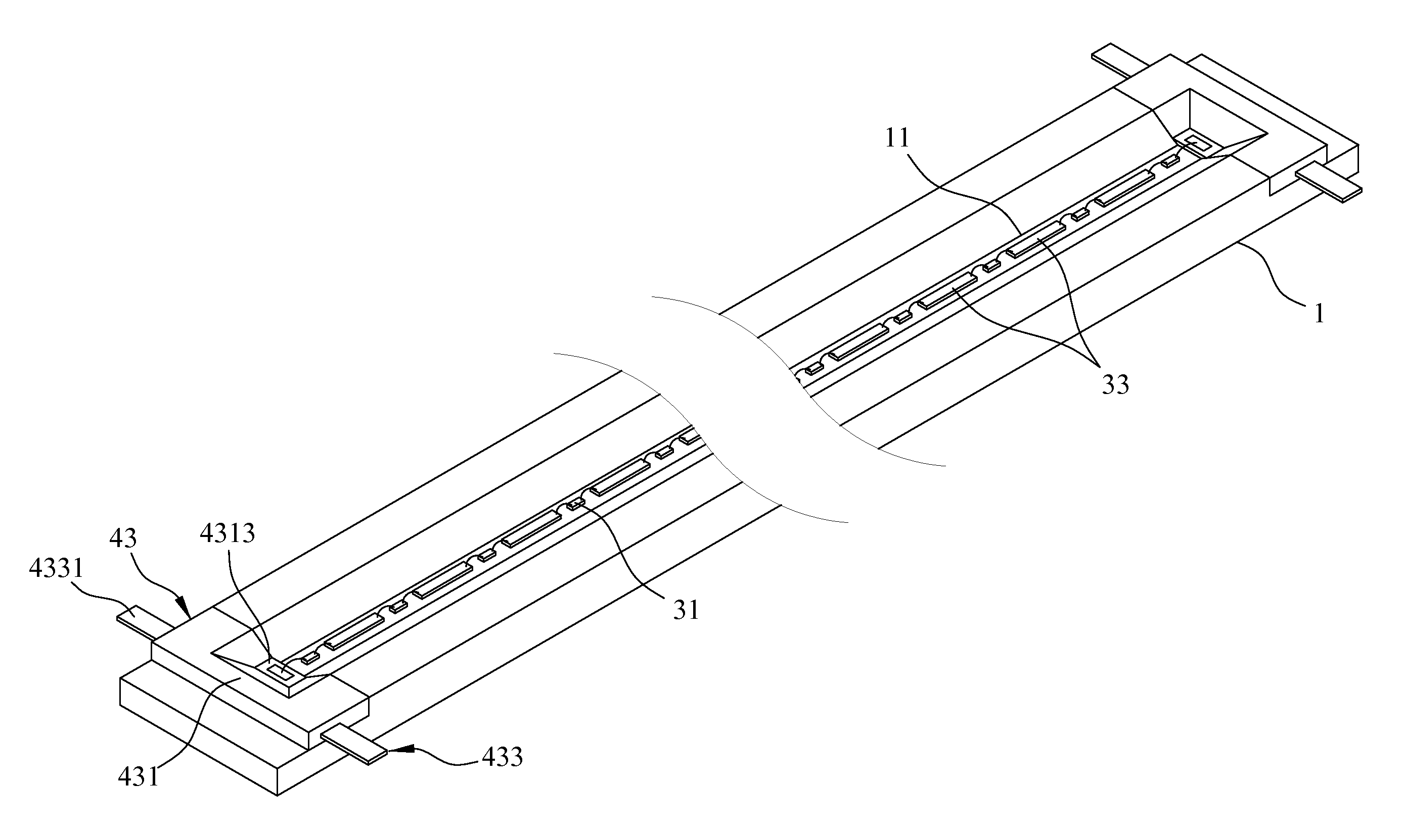 LED light tube of module type