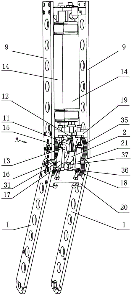 A humanoid robot knee joint capable of active and semi-passive actuation