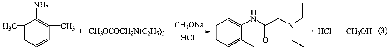 A kind of preparation method of lidocaine hydrochloride