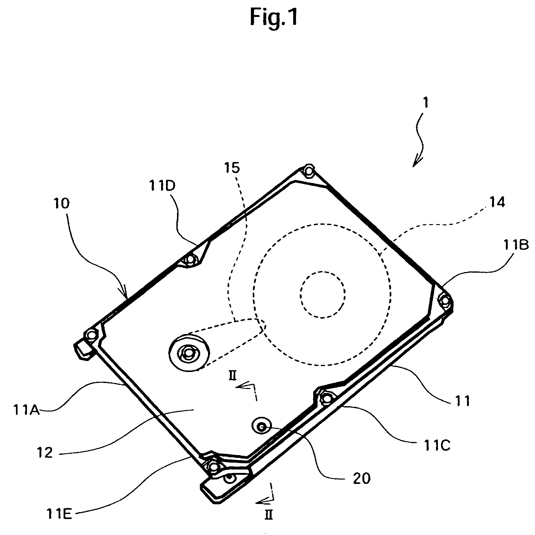 Air breather with waterproof fiber material for magnetic disk drive