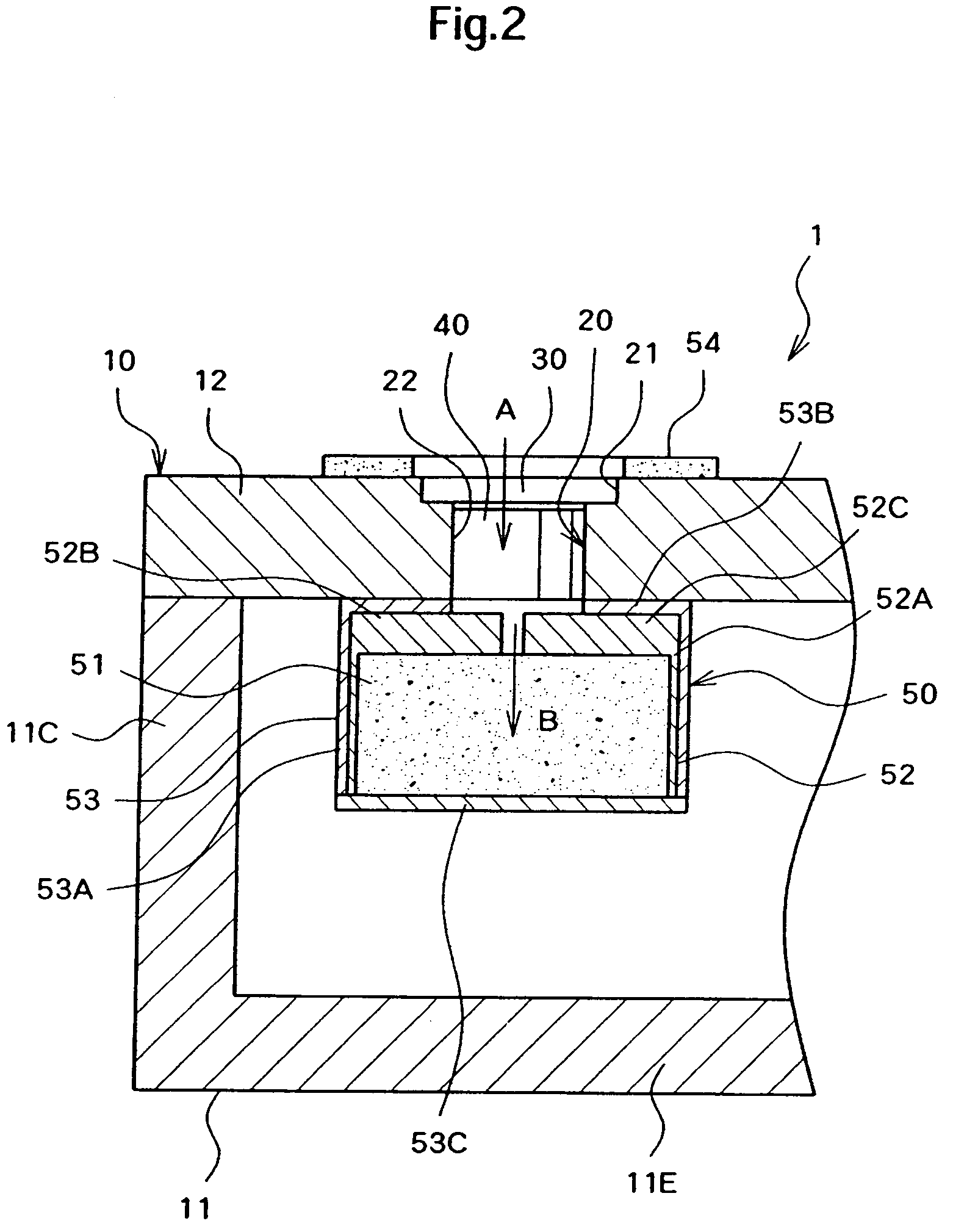 Air breather with waterproof fiber material for magnetic disk drive