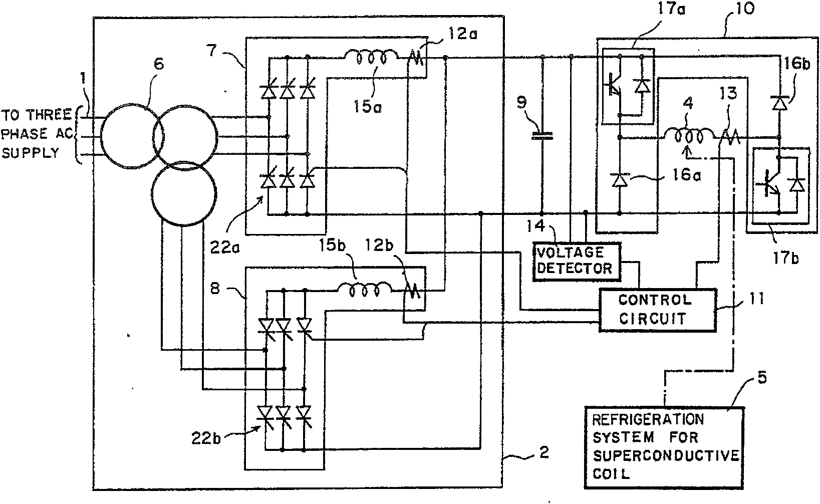 Bidirectional three-level soft switch DC/DC for superconducting energy storage and controlling method thereof