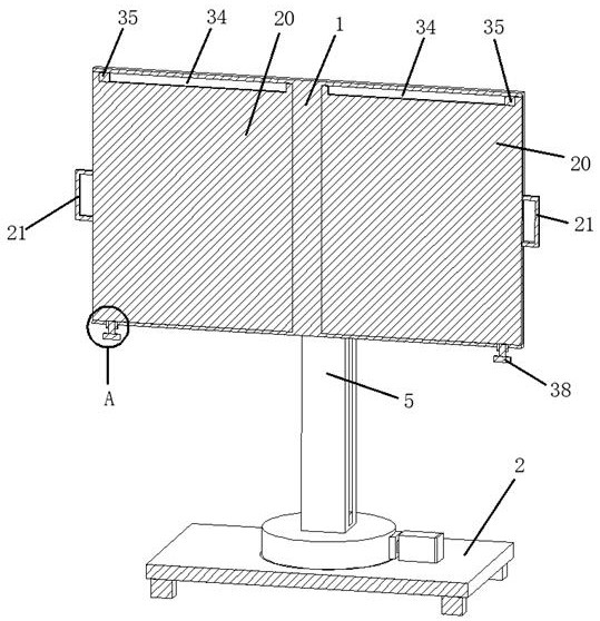 Explanation display device for teaching Chinese as foreign language