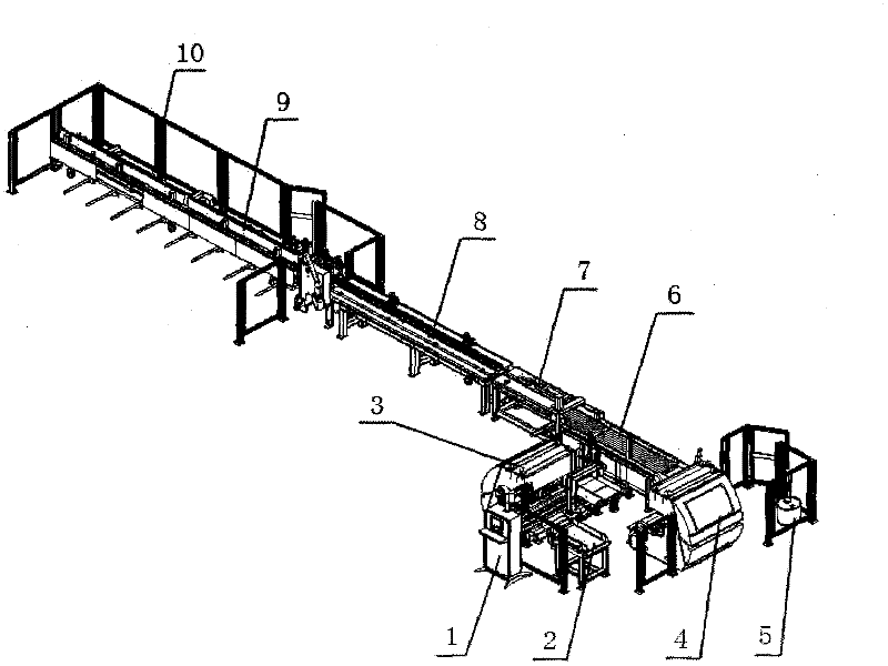 Automatic finger-jointed lumber production line controlled by network system