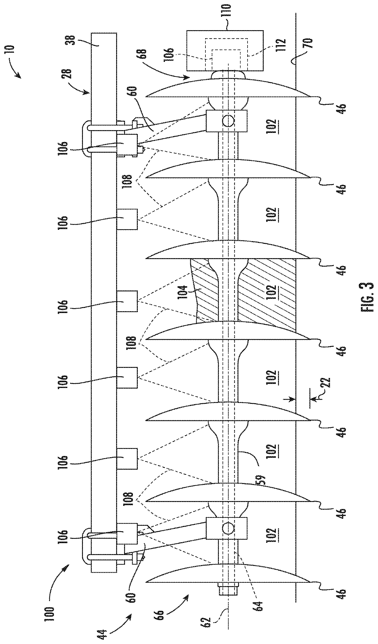 System and method for de-plugging rotating ground engaging tools of an agricultural implement