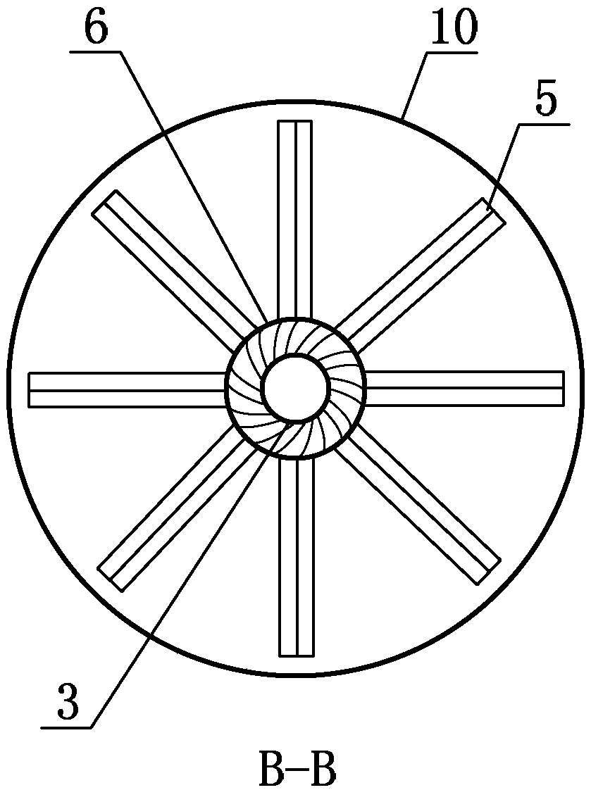 A petal-shaped ammonia injection device for coke oven flue gas denitrification