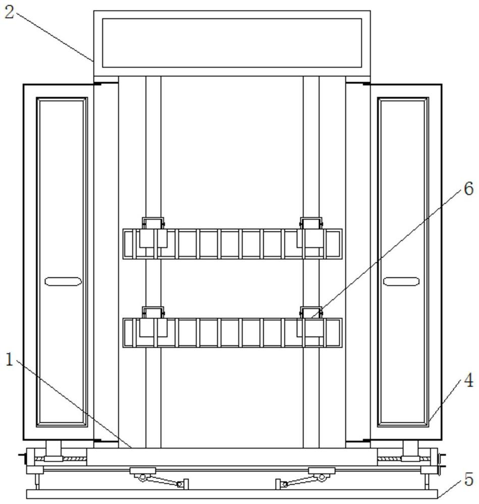 High-low voltage electrical appliance cabinet easy to adjust