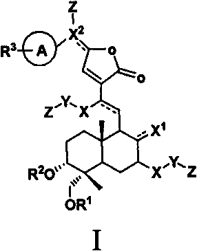 Andrographolide analogue and application of andrographolide analogue to treatment