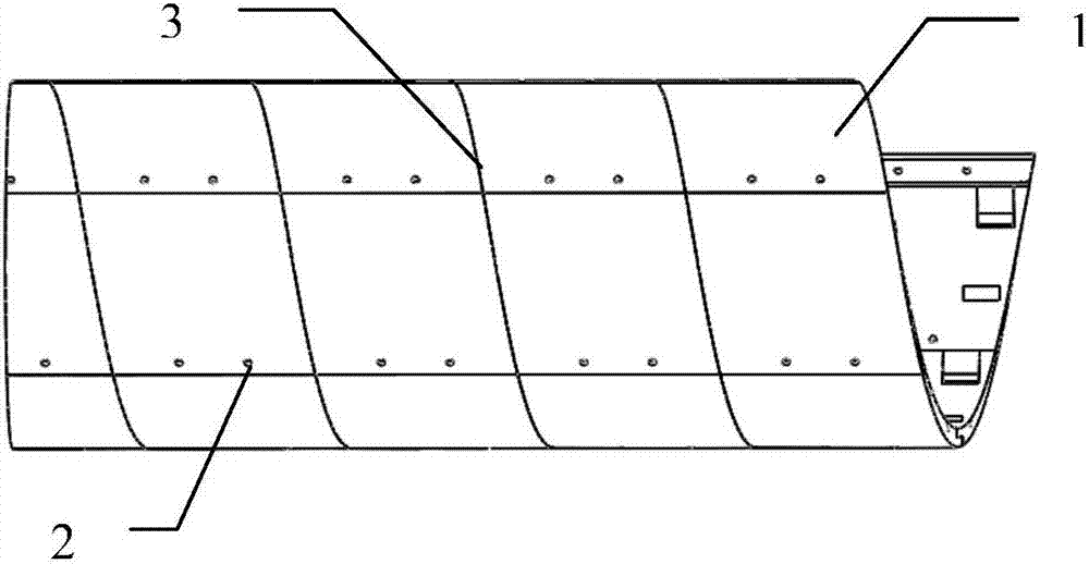 Spiral type fabricated tunnel structure and construction method thereof