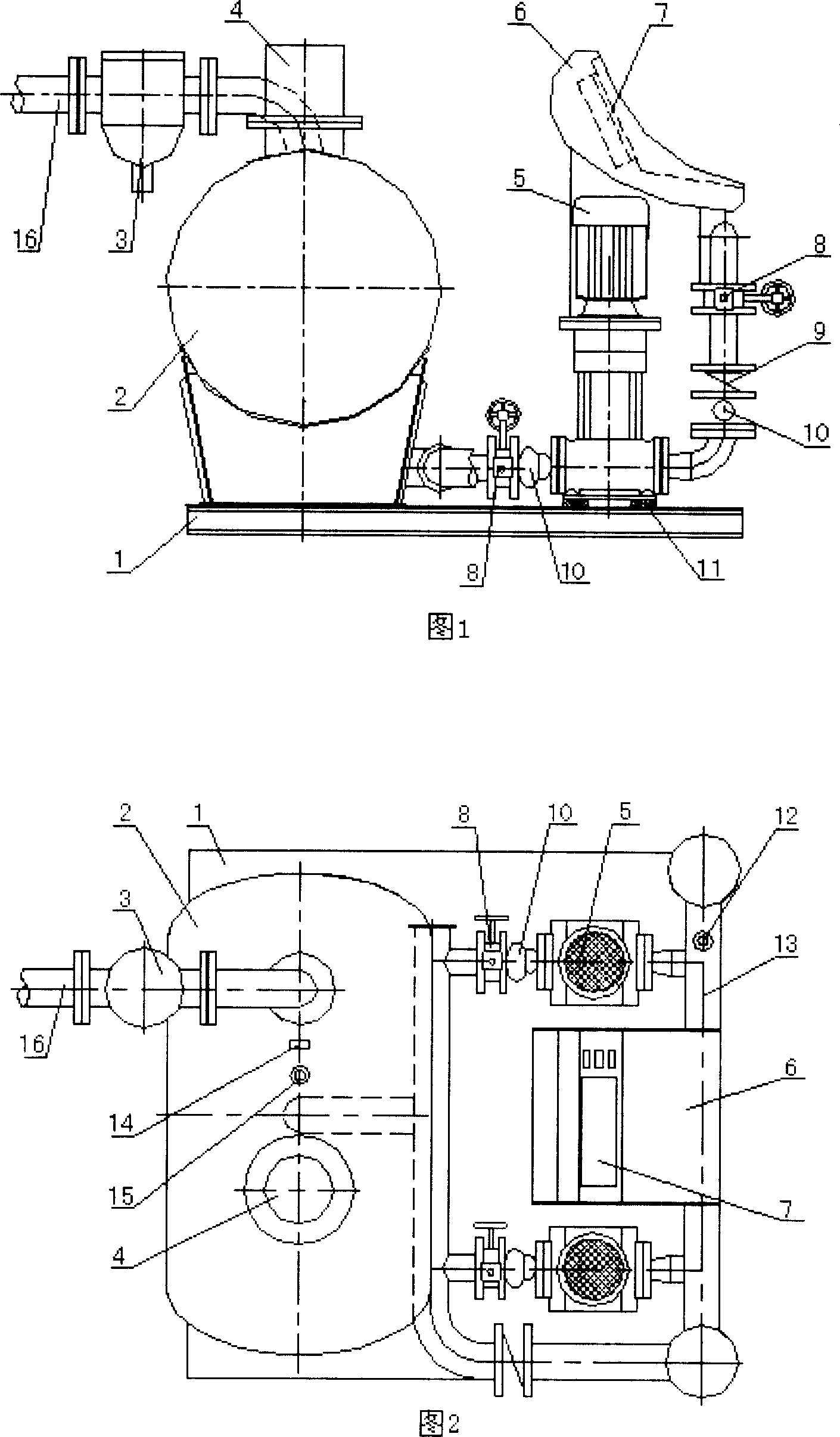 Environment-protecting energy-saving full-automatic water supply equipment