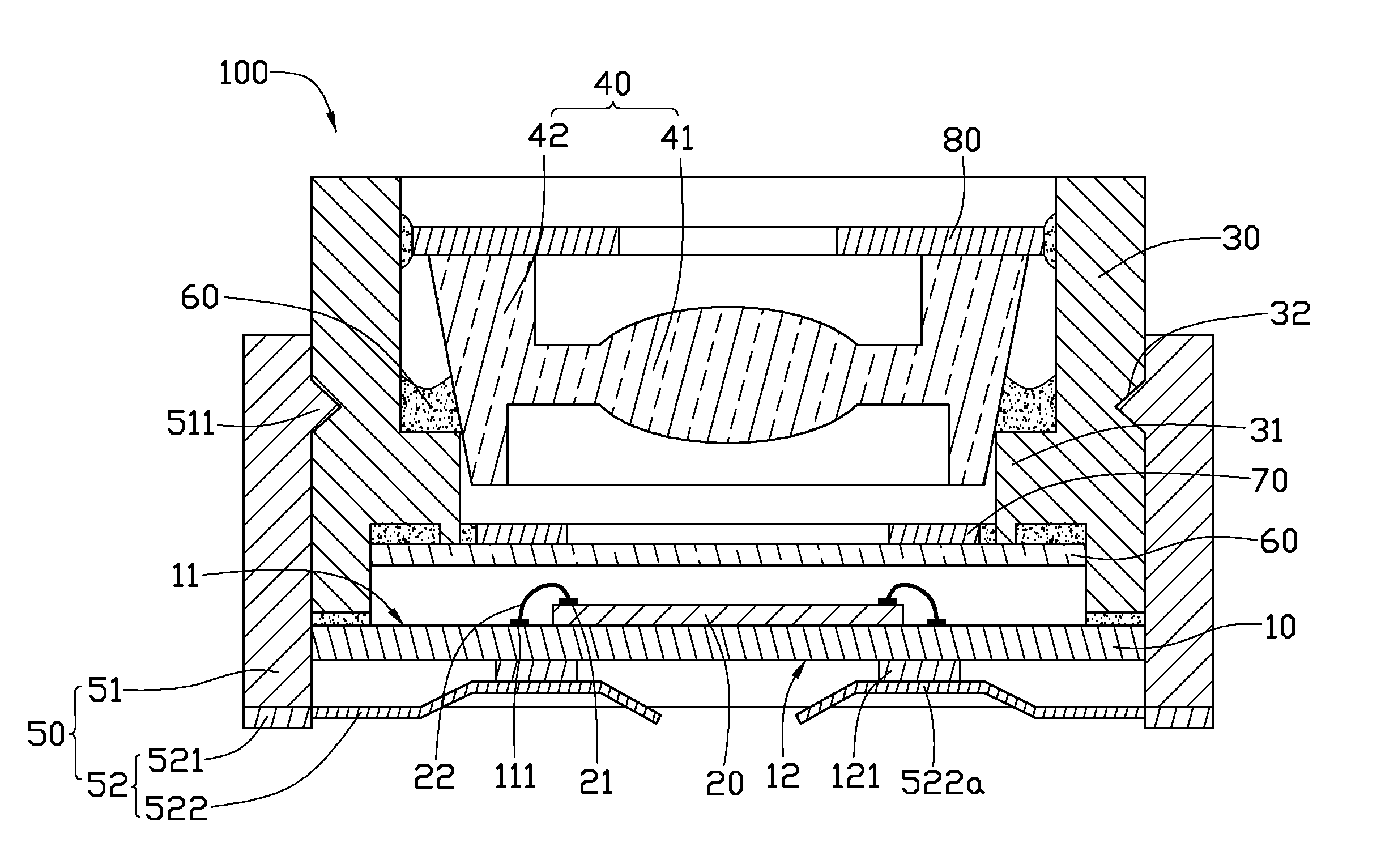 Imaging module with fixed-focus lens