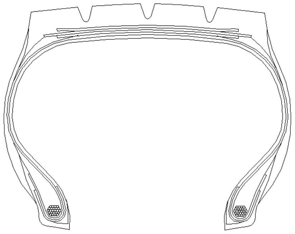 Tire finite element simulation analysis data post-processing method