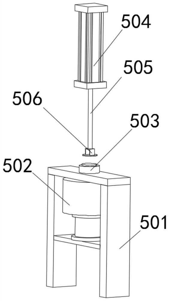 Wood round table machining device