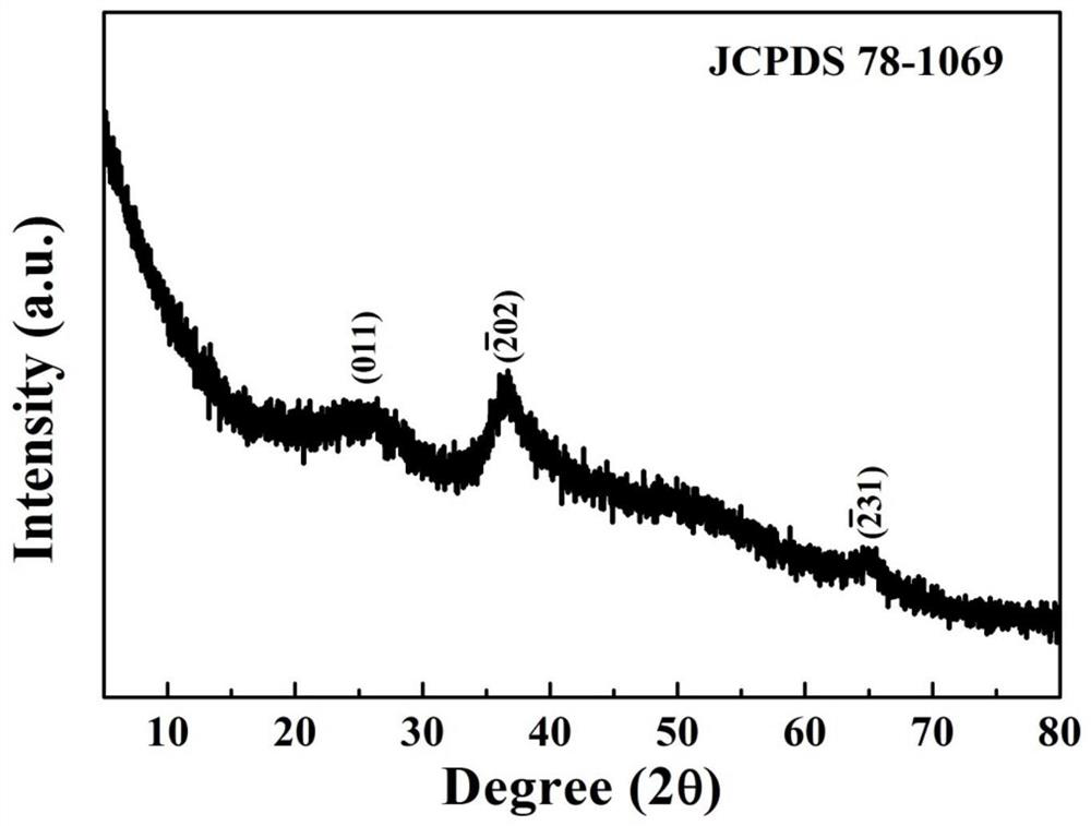 Pt nanoparticle loaded molybdenum dioxide/nickel hydroxide nanosheet array structure material, preparation method and application thereof