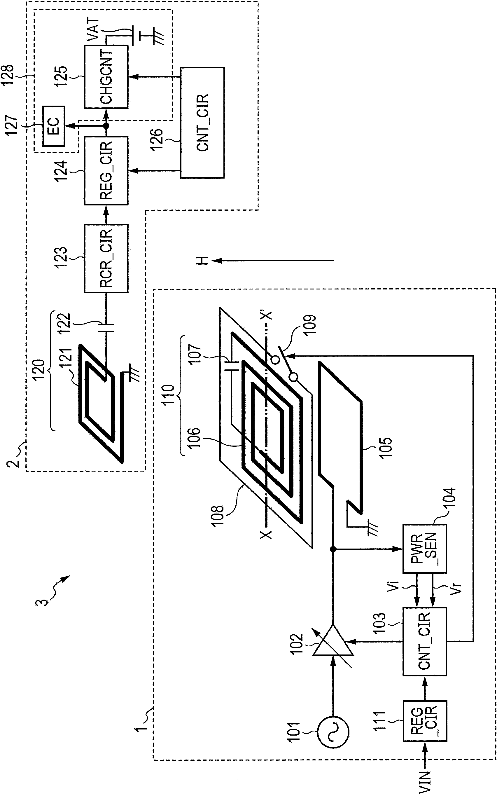 Electric power transmitting device, non-contact power supply system, and control method