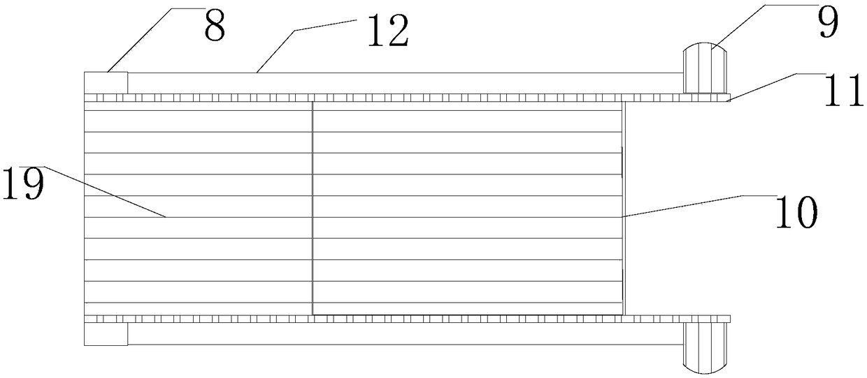 Construction device and construction method of movable expansion type openable awning