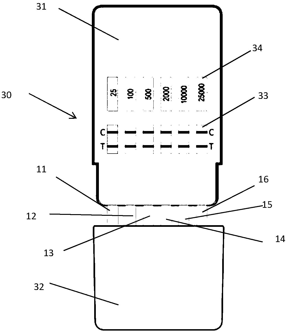 Detection device and method for judging early pregnancy time and early pregnancy abnormity