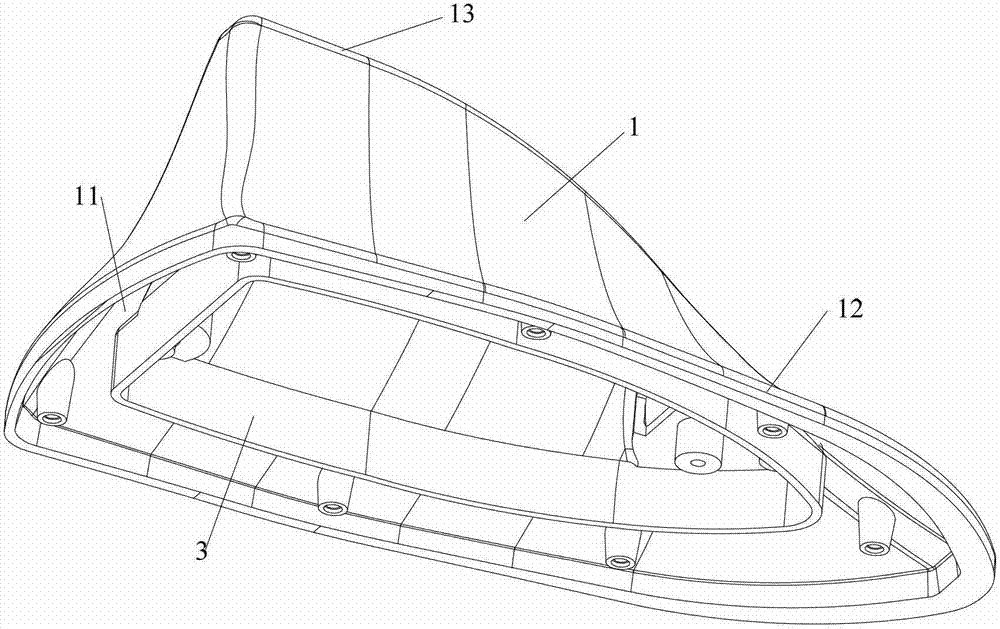 Vehicle-mounted antenna and manufacturing method thereof