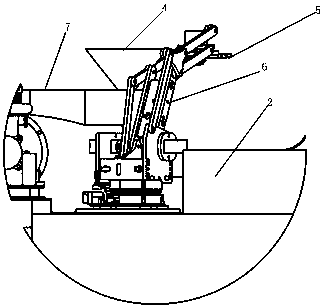 Mechanical red date harvesting platform